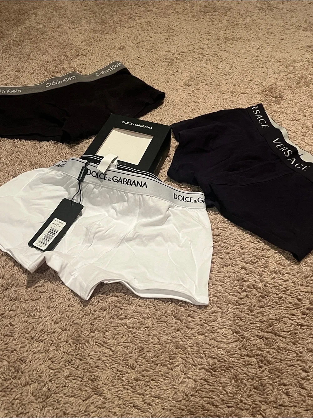 Dolce & Gabbana White Men's Boxer Briefs with Branded Waistband